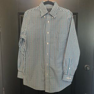 Croft & Barrow Mens Dress Shirt 15.5/32-33 Plaid